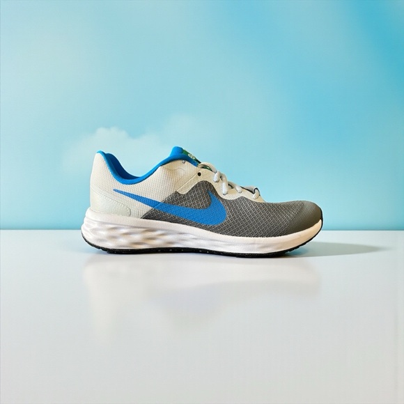Nike Other - Nike Revolution 6 NN (GS) Cool Grey and Photo Blue Running Shoes New no box